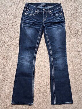 SILVER JEANS CO Women's Aiko Bootcut Jeans sz W28/L33